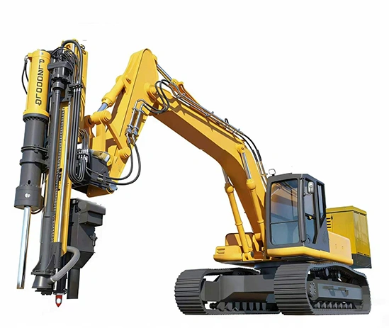 Excavator-Mounted Drill Splitter